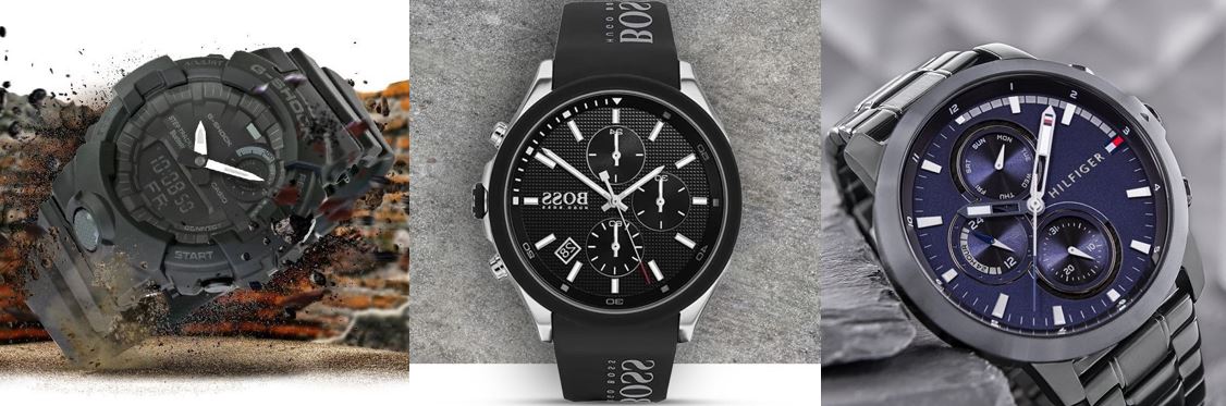 Zegarki męskie Hugo Boss, Casio i Tommy Hilfiger: styl, funkcjonalność i prestiż.